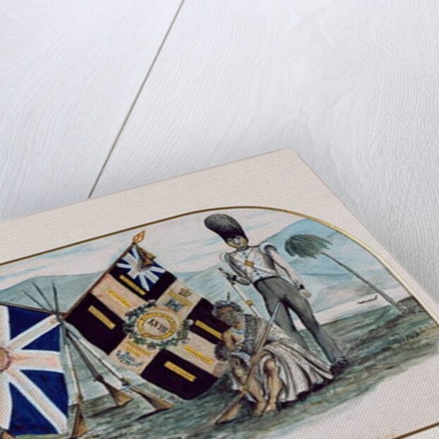 Rutlandshire Regiment, North America 1759, New Zealand 1845, c.1850 by English School