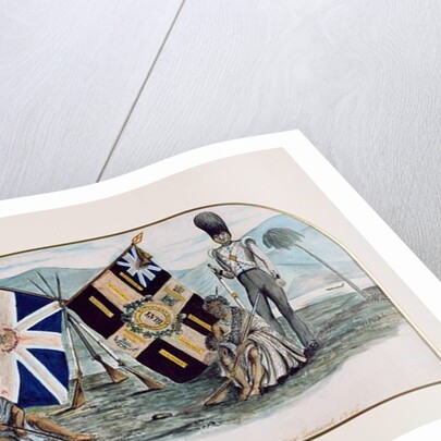 Rutlandshire Regiment, North America 1759, New Zealand 1845, c.1850 by English School