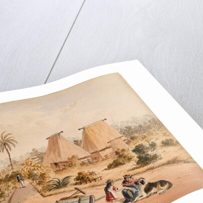 The Homestead, Savu Bay, Fiji, 1870 by Samuel Thomas Gill