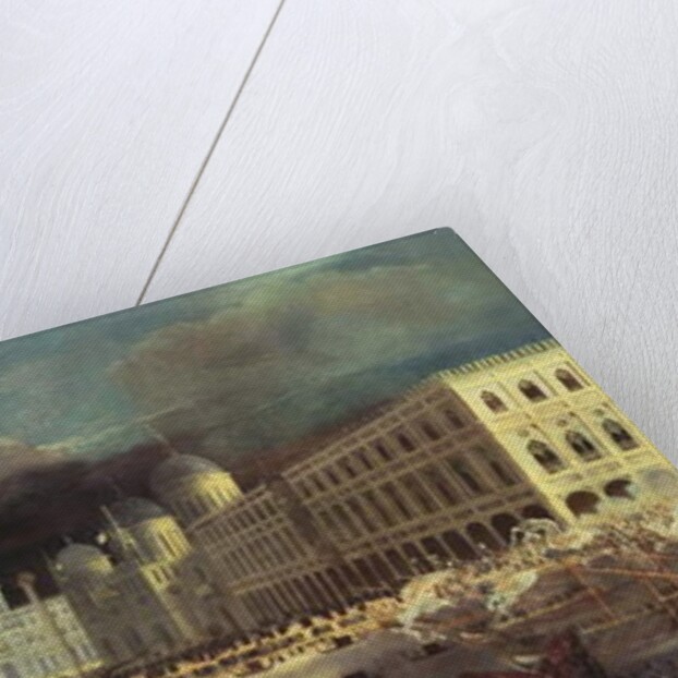 An Imaginary View of San Marco from the Bacino on Ascension Day by Francois de Nome