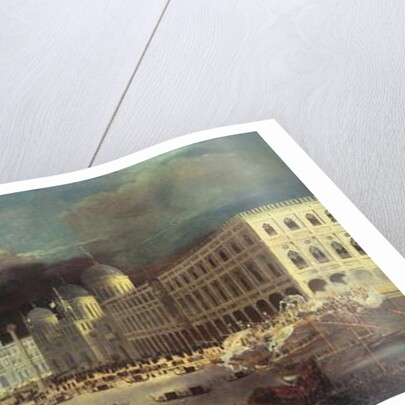 An Imaginary View of San Marco from the Bacino on Ascension Day by Francois de Nome