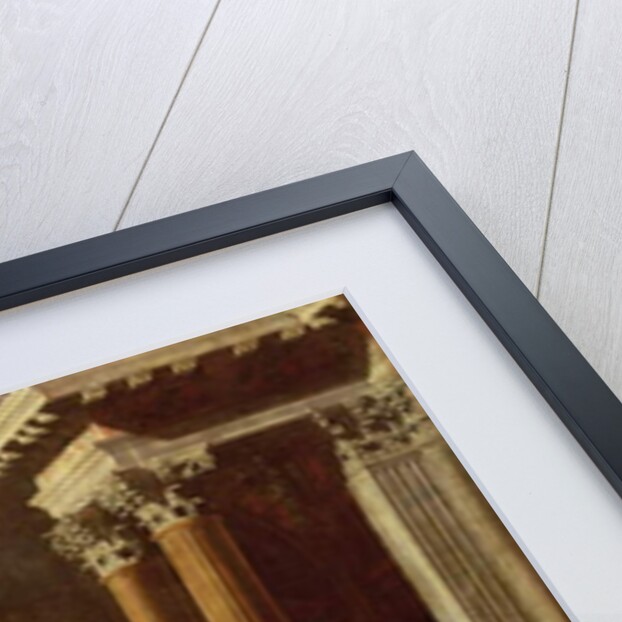 An Architectural Capriccio with a Roman Sacrifice by V. & Gargiulo D. Codazzi