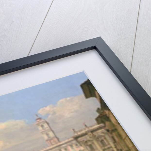 The Piazza del Campidoglio and the Church of S. Mario d'Aracoeli, Rome by B. & Bellotto L. Bellotto