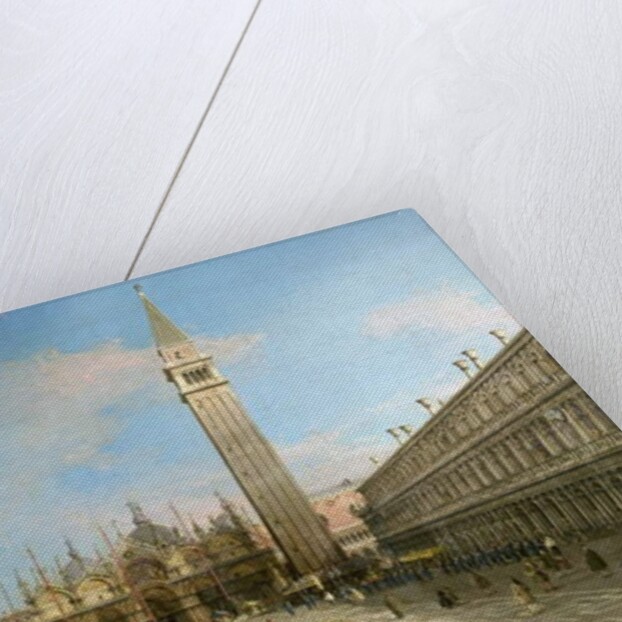 Piazza San Marco looking towards the Basilica di San Marco by Canaletto