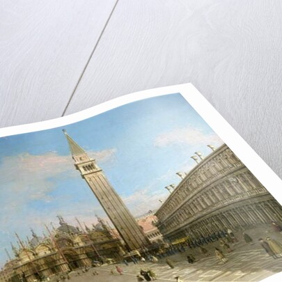 Piazza San Marco looking towards the Basilica di San Marco by Canaletto