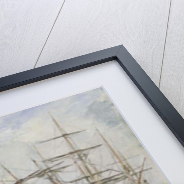 A French Port, 1884 by Eugene Louis Boudin