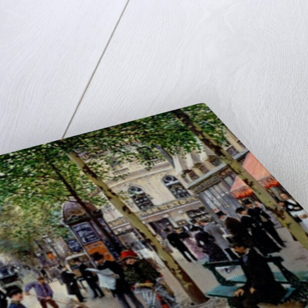 Parisian street scene by Jean Beraud