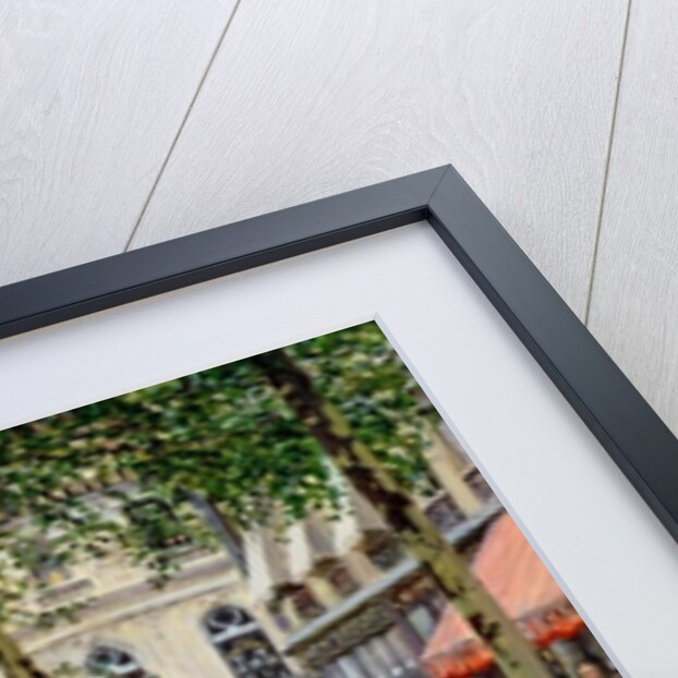 Parisian street scene by Jean Beraud