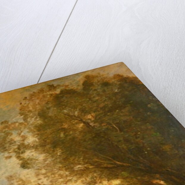 The Evening by Jean Baptiste Camille Corot