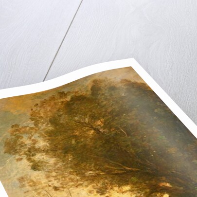 The Evening by Jean Baptiste Camille Corot