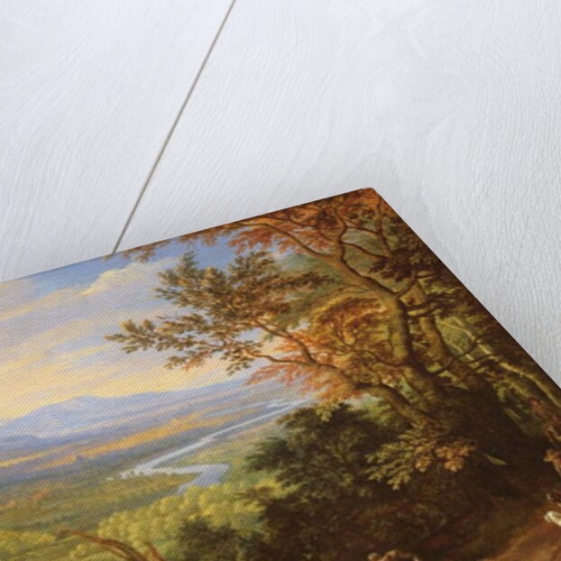 River Landscape, 1680s by Herman the Younger Saftleven