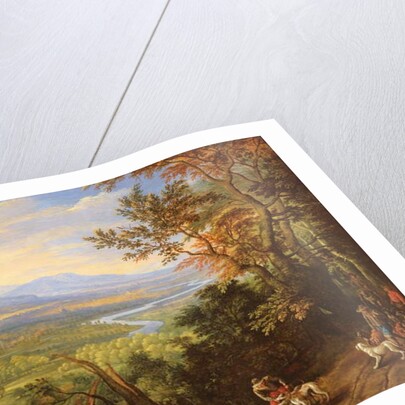 River Landscape, 1680s by Herman the Younger Saftleven