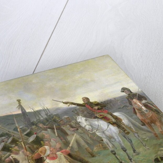 Marshal Ney rallying the troops at Waterloo, 1898 by Eugene Chaperon