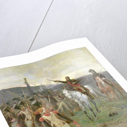 Marshal Ney rallying the troops at Waterloo, 1898 by Eugene Chaperon