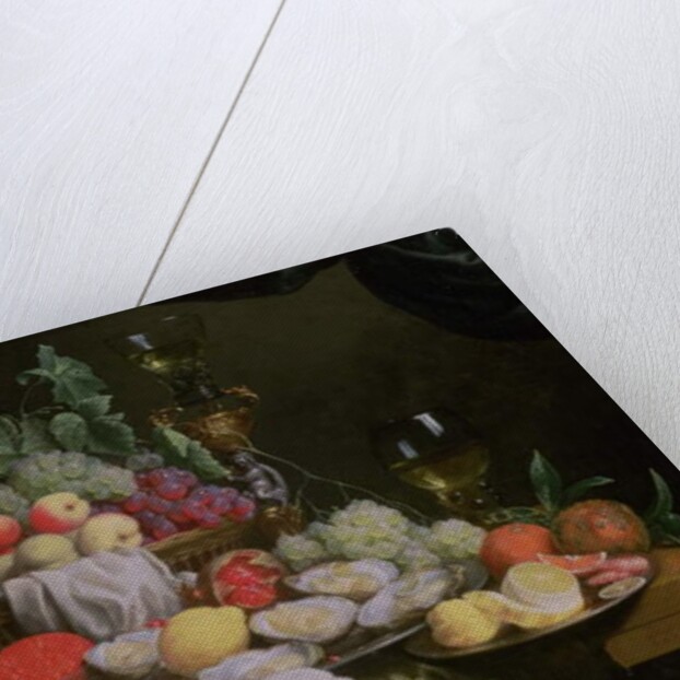 Still Life with Lemon, Oysters, Lobster and Fruit, 1658 by Joris van Son