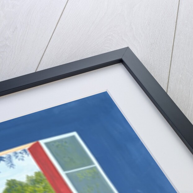 Zaid Through the Window, 1986 by Marie Hugo