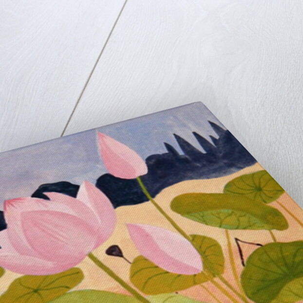 Lotus in the Garrigue, 1984 by Marie Hugo