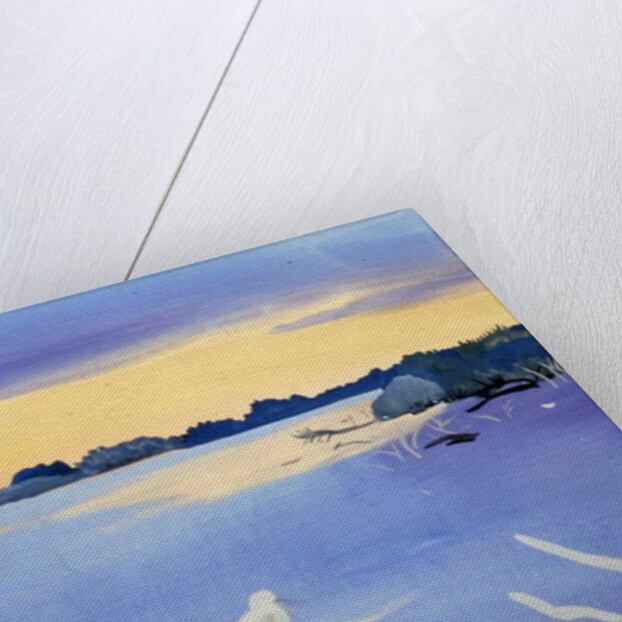 Le Rhone au Gabian, 1987 by Marie Hugo