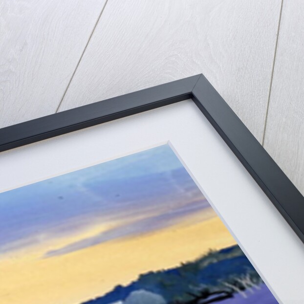 Le Rhone au Gabian, 1987 by Marie Hugo