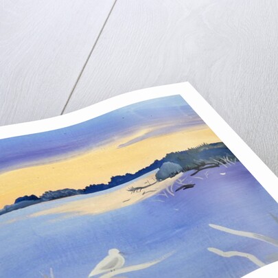 Le Rhone au Gabian, 1987 by Marie Hugo