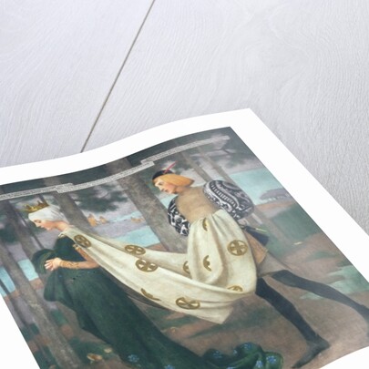 The Queen and the Page, 1896 by Marianne Stokes