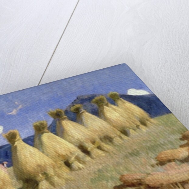 Seven Cornstooks in Upper Hungary, c.1906 by Adrian Scott Stokes