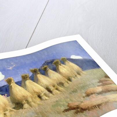 Seven Cornstooks in Upper Hungary, c.1906 by Adrian Scott Stokes