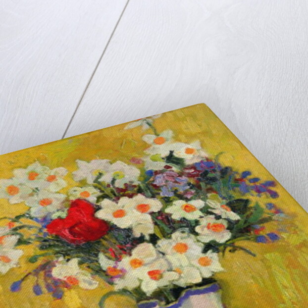 Spring Flowers, 1978 by Alberto Morrocco