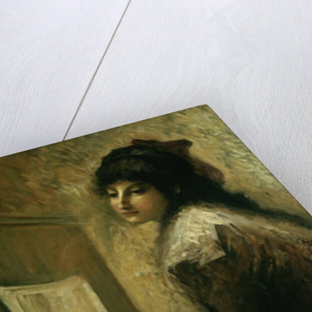 Girl at the Piano by Luigi Conconi