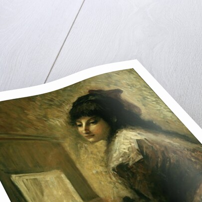 Girl at the Piano by Luigi Conconi