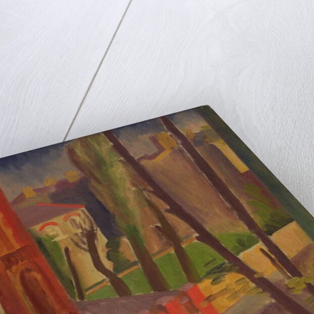 Tree-Lined Street by Bernard Meninsky