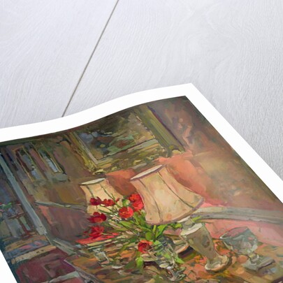 Lamps and Tulips by Susan Ryder