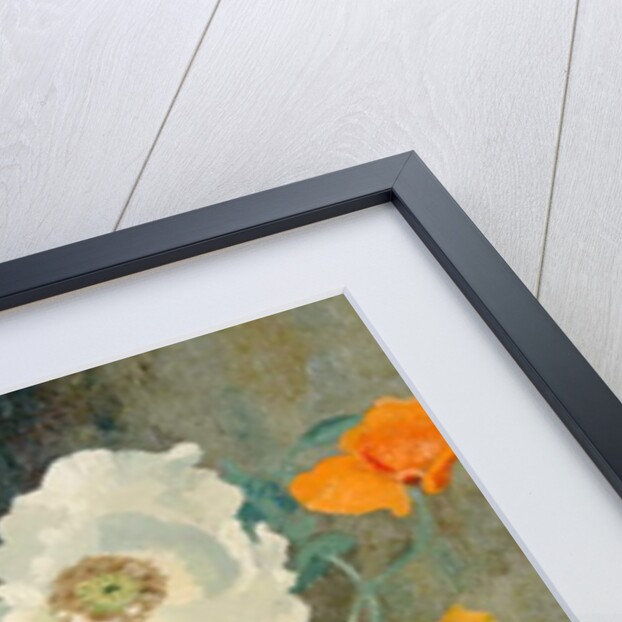 Poppies and Sweet Peas by Cedric Morris