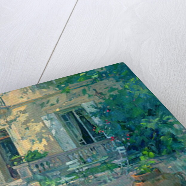 Terrace with Urns by Susan Ryder