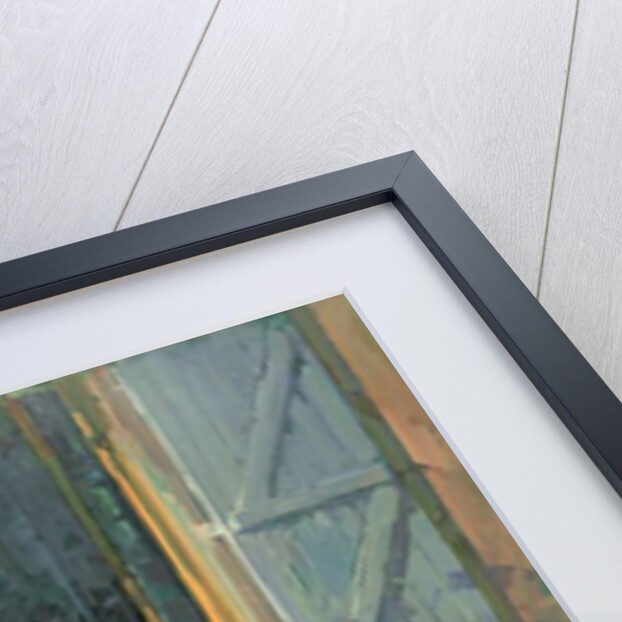 Courtyard and Blue Doors by Susan Ryder