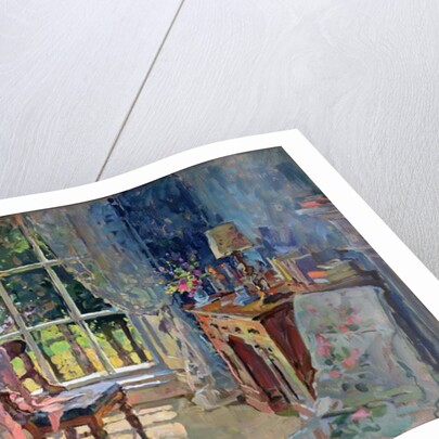 Bedroom with Lake View by Susan Ryder