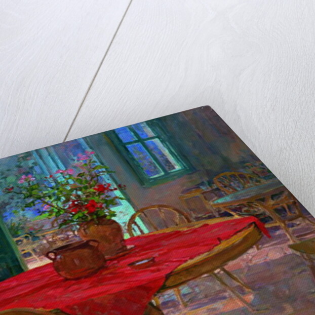 Geraniums at Escallerilla by Susan Ryder