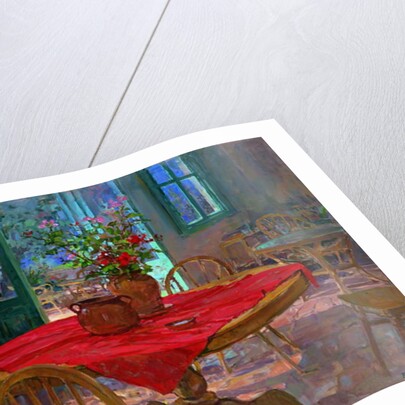 Geraniums at Escallerilla by Susan Ryder