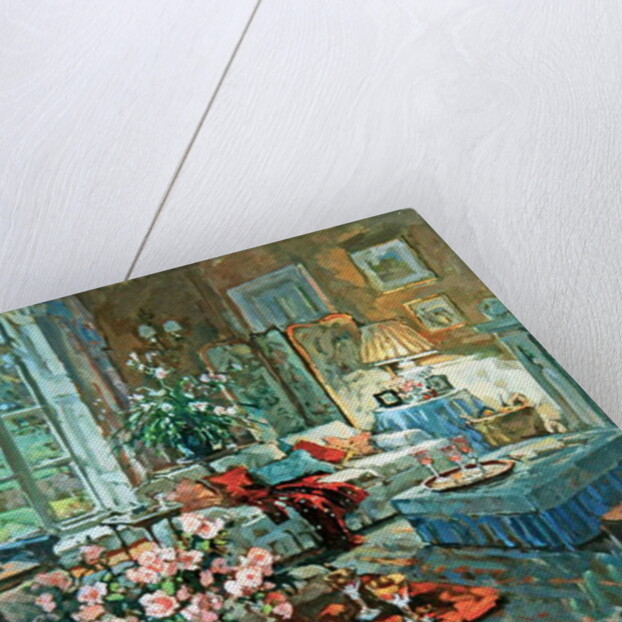Drawing Room - Winter Afternoon by Susan Ryder