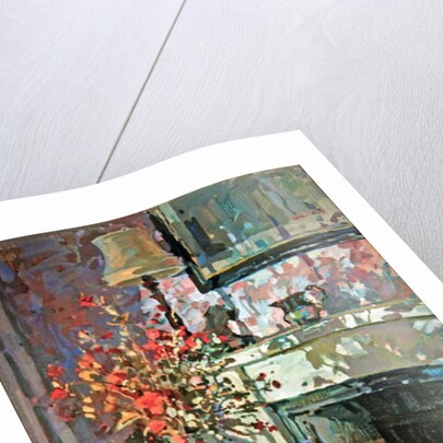 Interior with Red Dress by Susan Ryder