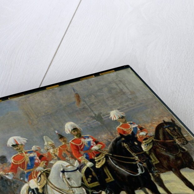 George V in Procession, 1910 by Georges Bertin Scott