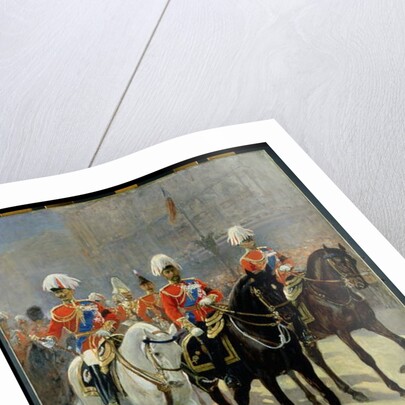George V in Procession, 1910 by Georges Bertin Scott