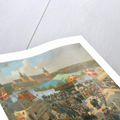 November Market at Hillerod by Hans Nikolaj Hansen