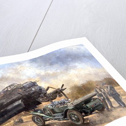 A Lancaster and a Bentley, 2000 by Peter Miller