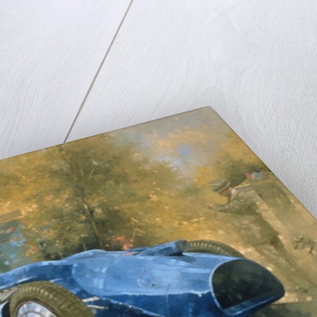 Bluebird at Brooklands by Peter Miller