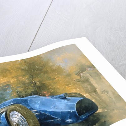 Bluebird at Brooklands by Peter Miller