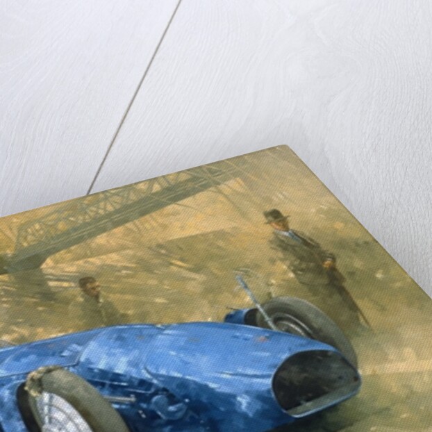 Bluebird at Brooklands by Peter Miller