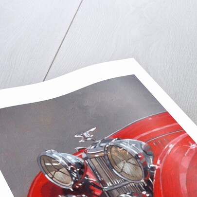 Red Sp.25 Alvis by Peter Miller