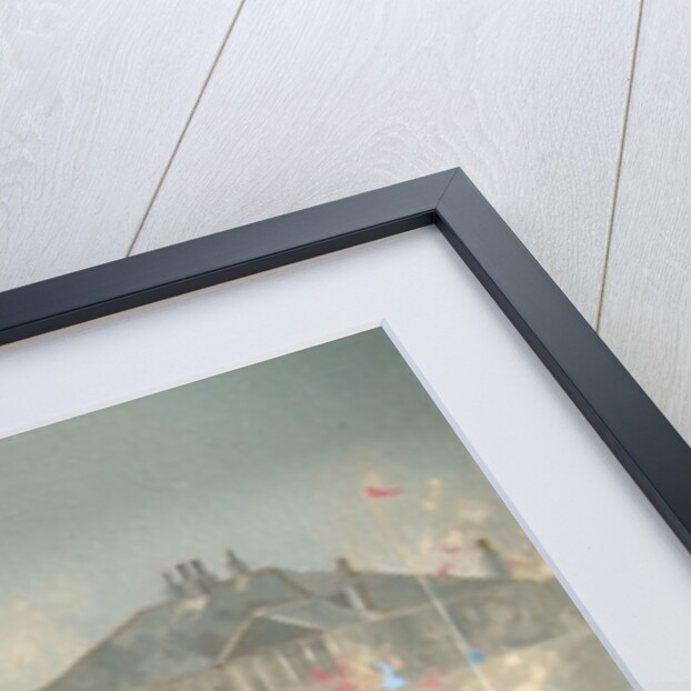 Blue and Yellow Maserati of Bira by Peter Miller