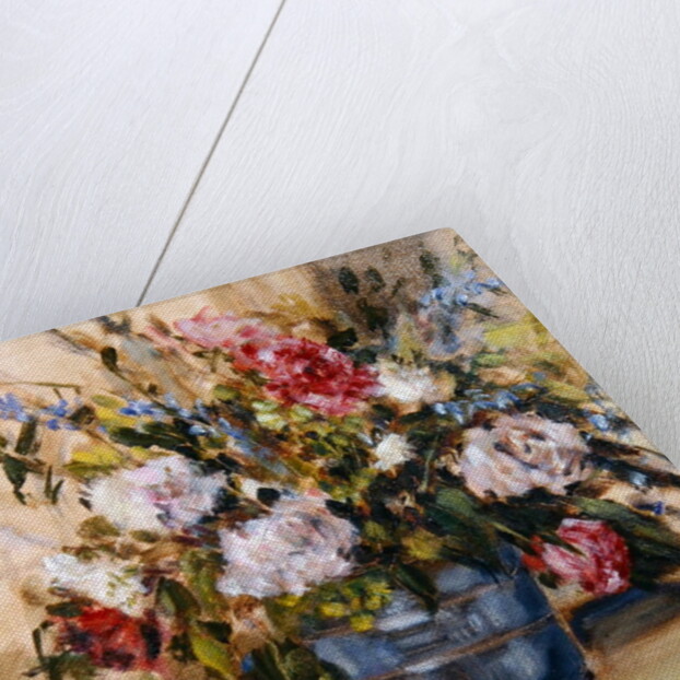 Flowers in a bucket by Miranda Legard